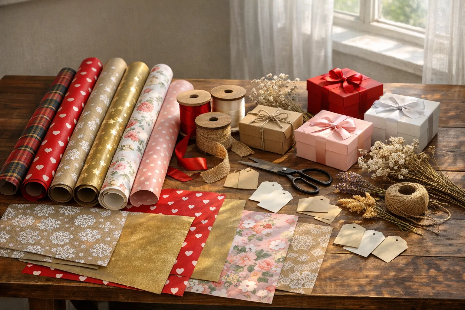 Jak dobrać papier i wstążkę do okazji?