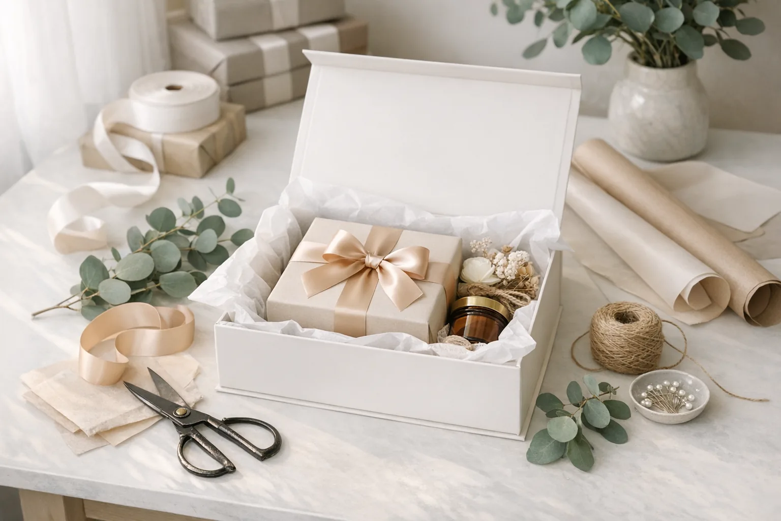 Jak spakować zestaw prezentowy, żeby wyglądał premium?