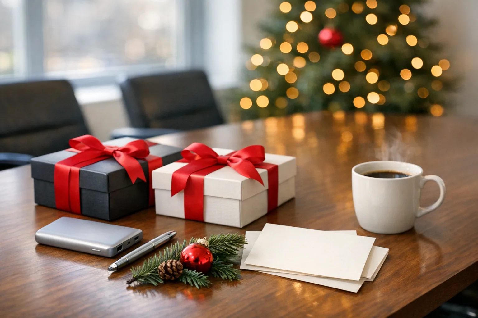 Upominki Świąteczne dla Klientów - Czy wręczyć gadżet z logo firmy?