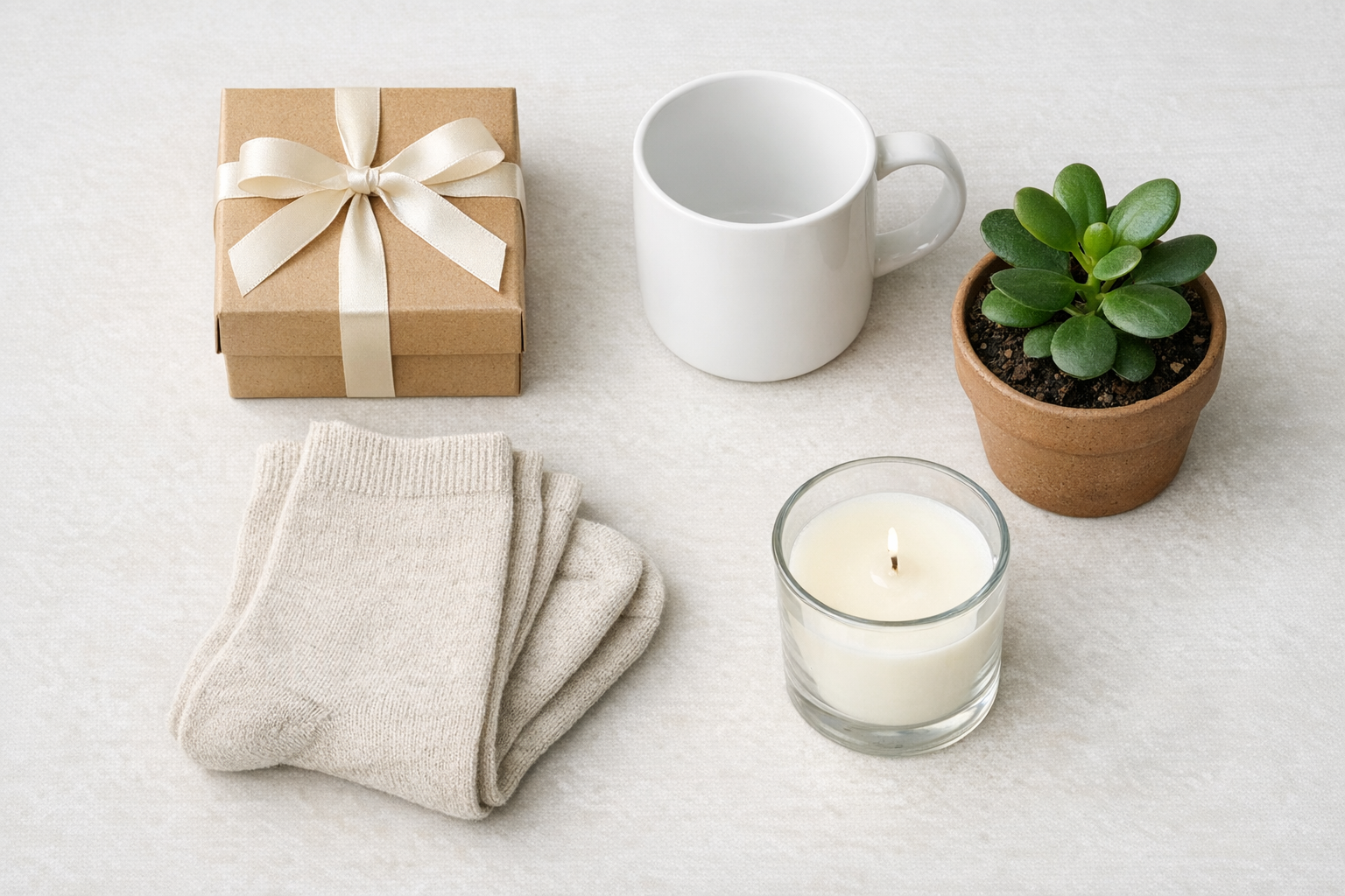 Estetyczne drobne upominki na stole